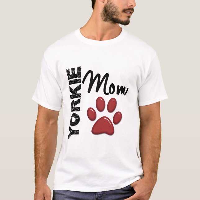 Camiseta Mamã 2 de Yorkie (Frente)