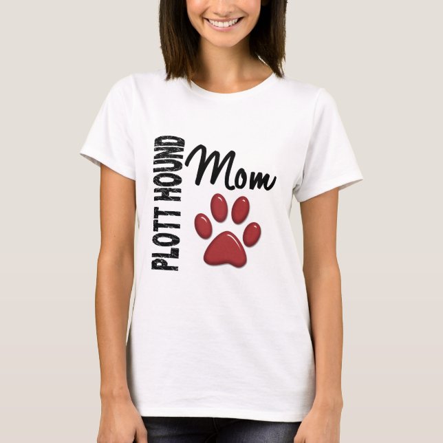 Camiseta Mamã 2 do cão de Plott (Frente)