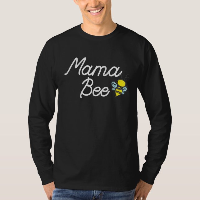 Camiseta Mama Abelha Fofo Sassy Abelha Mel Dia das Mães (Frente)