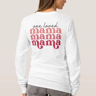 Camiseta Mama Amada das Mulheres 