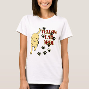 Camiseta Mamã amarela do laboratório