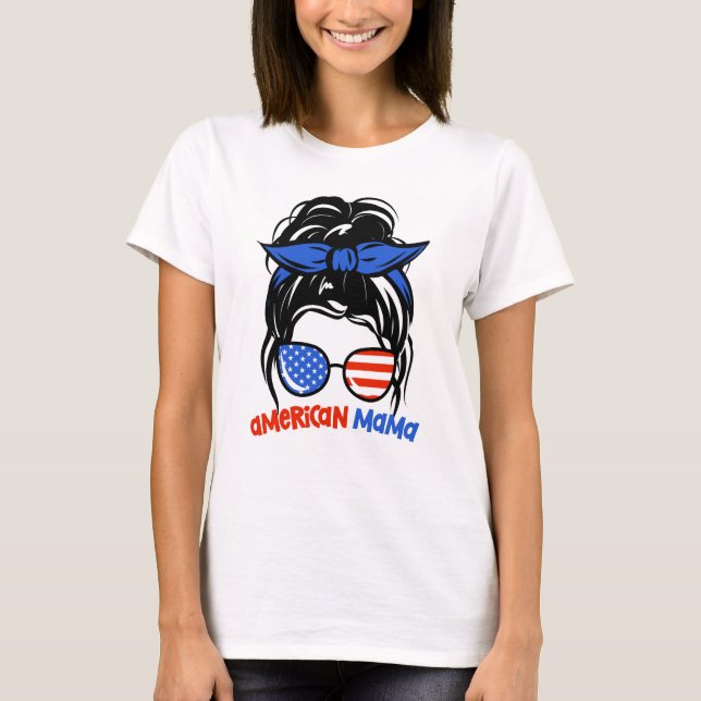 Camiseta Mama Americana (Frente)