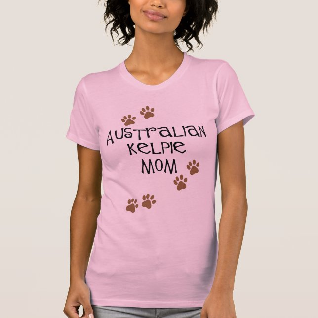 Camiseta Mamã australiana do Kelpie (Frente)