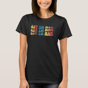 Camiseta Mama autista fofa e descolada