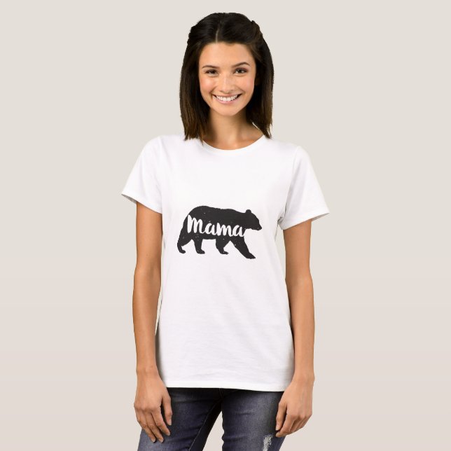 Camiseta Mama Bear (Frente Completa)