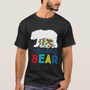 Camiseta Mama Bear Autismo Autismo Autismo Autismo Mãe 20