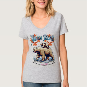 Camiseta Mama Bear Bela proteção da mãe, present