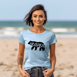 Camiseta Mama Bear Família Correspondente