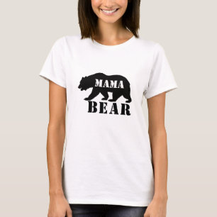 Camiseta Mama Bear Gráfica Minúscula, Design mulheres