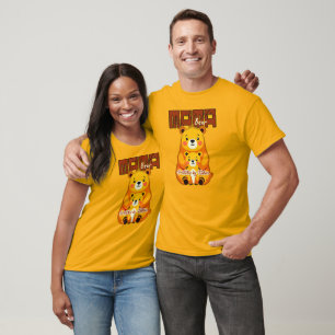 Camiseta Mama Bear Protective Love – Cute Mother Bear Desig