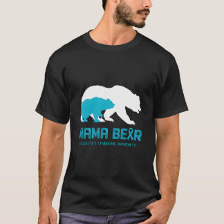 Camiseta Mama Bear Tourette'S Syndrome Awareness For