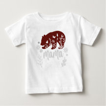 Camiseta Mama Bear White criança