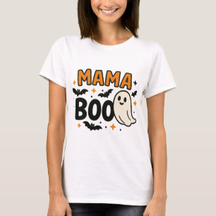 Camiseta Mama Boo   Correspondência entre a família do Dia 