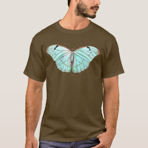 Camiseta Mama Botânica de Arte de Borboleta Gira