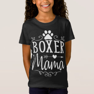 Camiseta Mama Boxer - Presente De Cachorro Boxer Para Lover