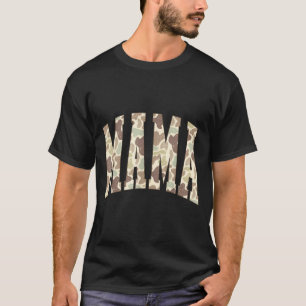 Camiseta Mama camuflagem mamãe engraçado feliz dia das mães