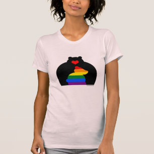 Camiseta Mama Carregamento Arco-íris T