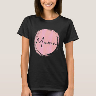 Camiseta Mama Circle Para Mulher - Letra Impressão Momlife