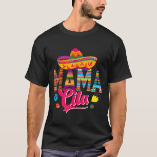 Camiseta Mama cita cinco de maio chapéu mexicano família