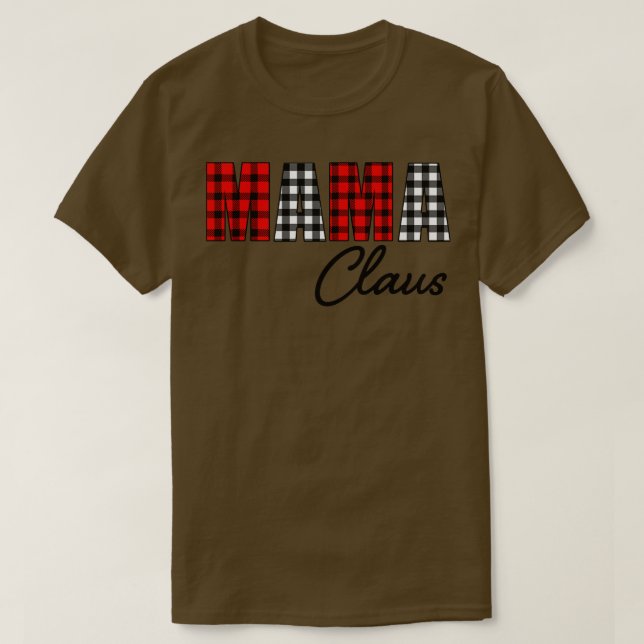 Camiseta mama claus (Frente do Design)