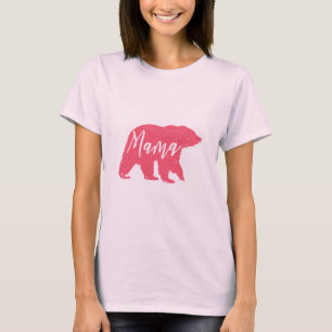 Camiseta Mama cor-de-rosa Carregamento