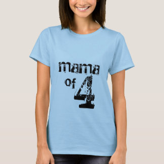 Camiseta mama de 4
