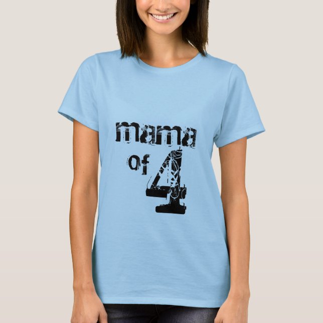 Camiseta mama de 4 (Frente)