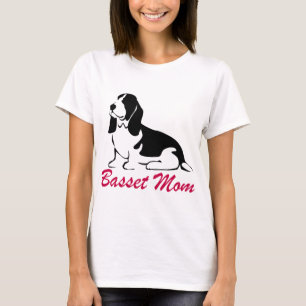 Camiseta Mamã de Basset Hound