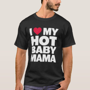 Camiseta Mama de Bebê Quente Divertida Novo Pai Marido Espo