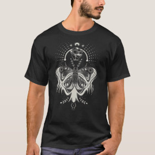 Camiseta Mama de Borboleta Celestial Rosa T