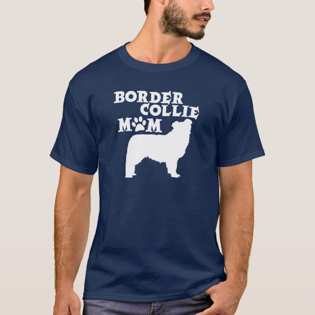 CAMISETA MAMÃ DE BORDER COLLIE (Frente)