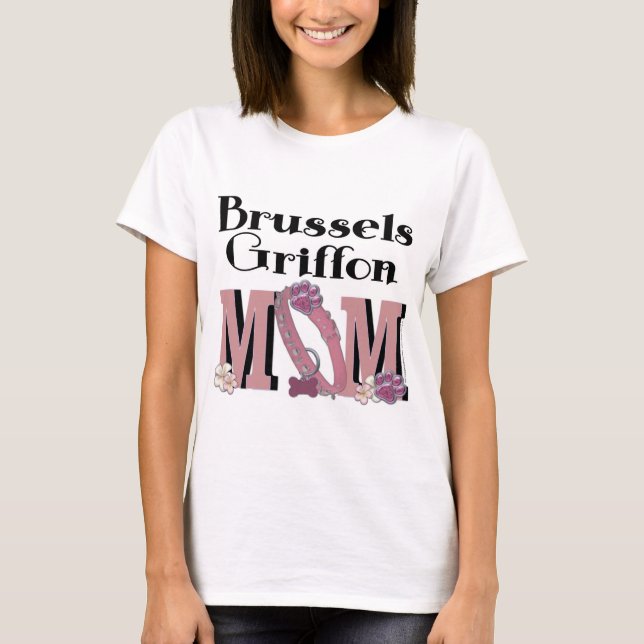 Camiseta MAMÃ de Bruxelas Griffon (Frente)