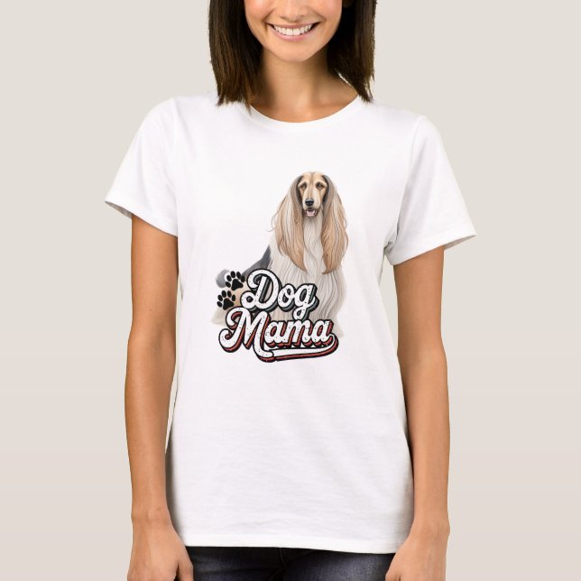 Camiseta Mama de Cachorro Afegã (Frente)
