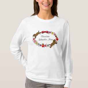 Camiseta MAMÃ de LABRADOR (laboratório do chocolate)