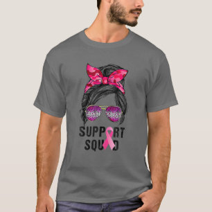 Camiseta Mama de Leopardo Rosa Rosa Quadrado com Suporte a