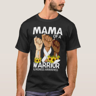 Camiseta Mama De Mão De Uma Consciência Da Cegueira Do Guer