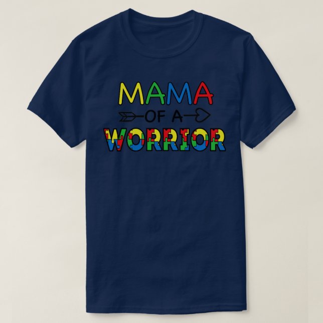Camiseta Mama de Motivação Mais Preocupada Apoios Legal Aut (Frente do Design)