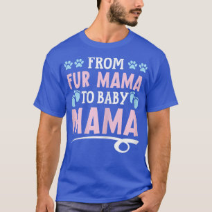 Camiseta Mama de Pelúcia Feminina Bebê Gravidez Nova Mamãe