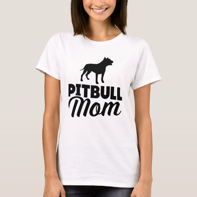 Camiseta Mamã de Pitbull (Frente)