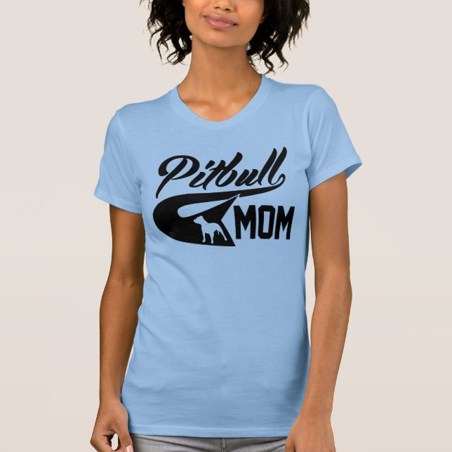 Camiseta Mamã de Pitbull (Frente)