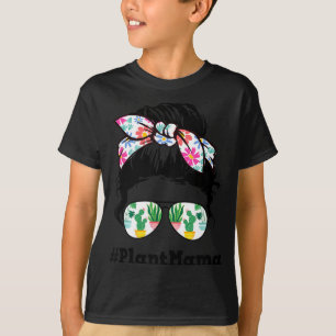 Camiseta Mamá de plantas com coqueiro desarrumado vida de m