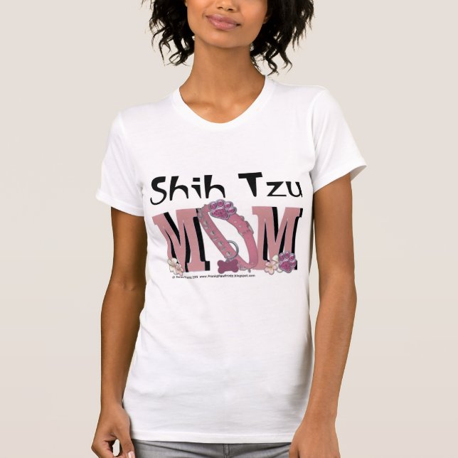 Camiseta MAMÃ de Shih Tzu (Frente)