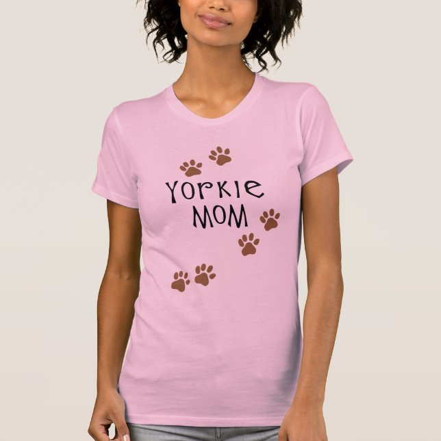 Camiseta Mamã de Yorkie (Frente)