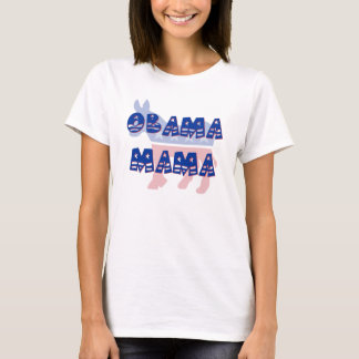 Camiseta Mama Democrata T-shirt de Obama
