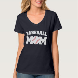 Camiseta Mamã do basebol engraçada e bonito