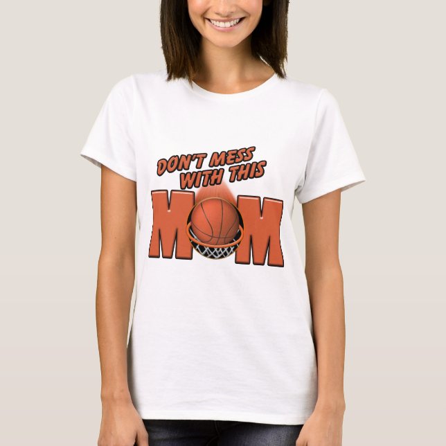 Camiseta Mamã do basquetebol (Frente)