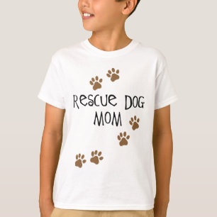 Camiseta Mamã do cão do salvamento