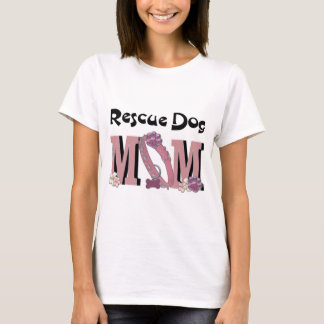 Camiseta MAMÃ do cão do salvamento