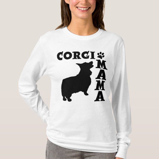 CAMISETA MAMA DO CORGI (Frente)
