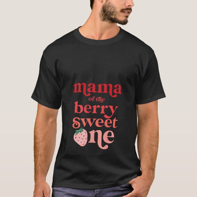 Camiseta Mama do Doce de Morango Feminino (Frente)
